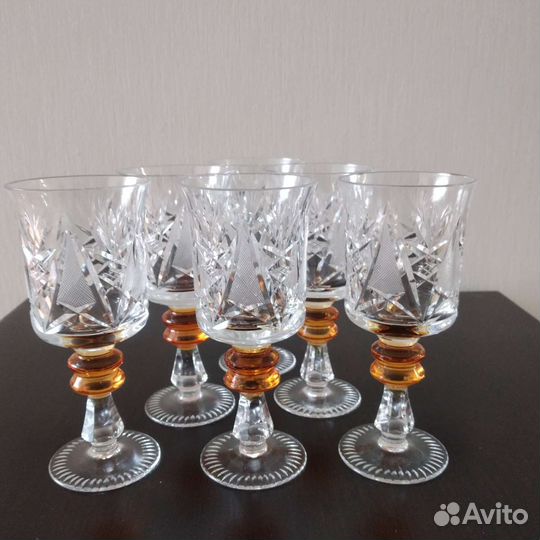 Фужеры хрустальные СССР