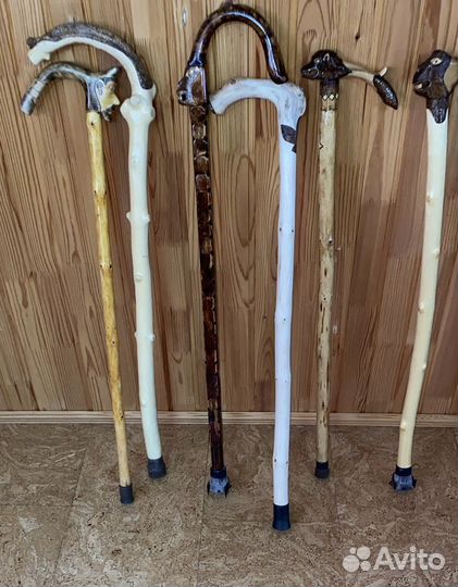 Трость костыль ручной работы