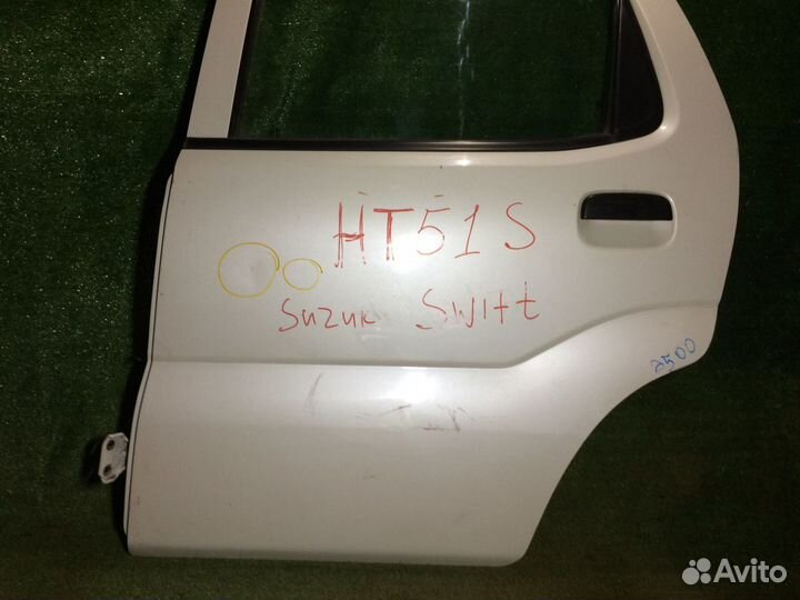 Дверь задняя левая Suzuki Swift HT51S Перламутр вм