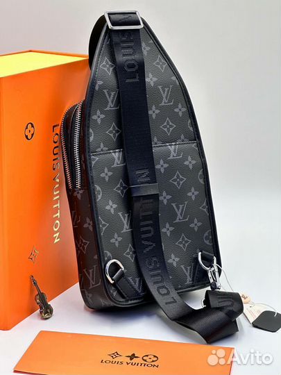 Сумка мужская Louis Vuitton натуральная кожа