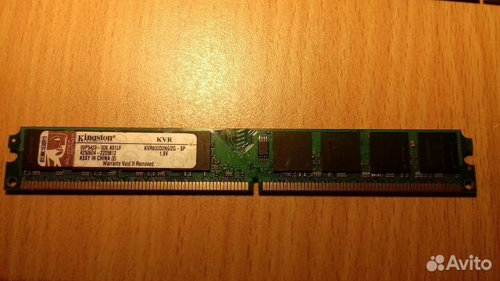 DDR2 2Gb Kingston 800Mhz