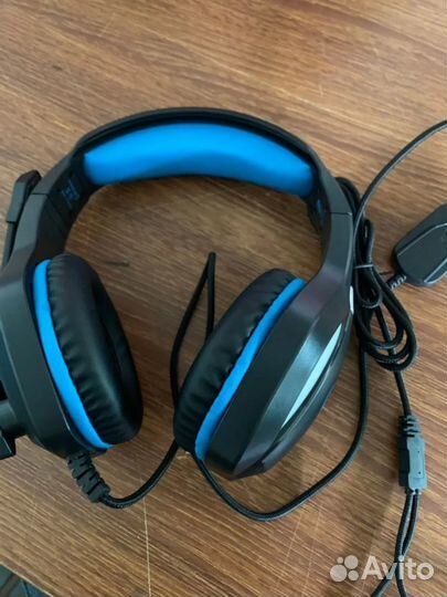 Компьютерные наушники Fachixy синие