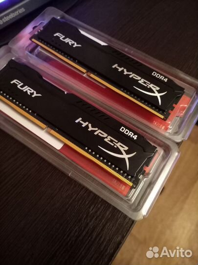 Оперативная память HyperX ddr4 16gb 2400 мегагерц