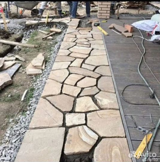 Укладка Тротуарная плитка брусчатка