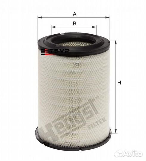 Hengst filter E1006L Фильтр воздушный для автомобилей Скания 4 и 5 серии
