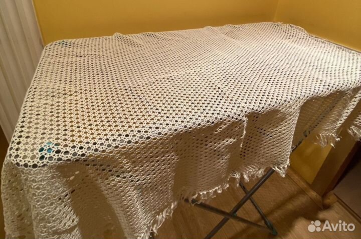 Скатерть вязаная крючком СССР