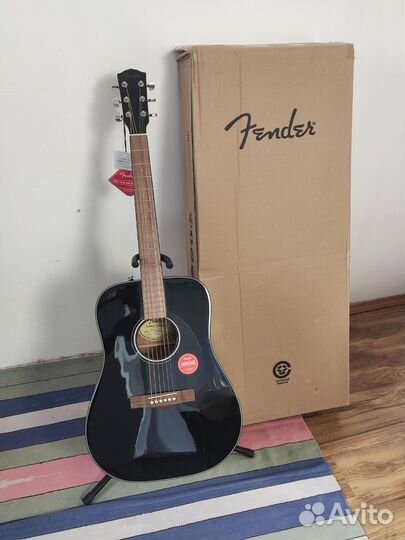 Акустическая гитара Fender CD-60 BLK