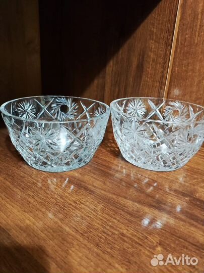 Конфетница ваза хрусталь