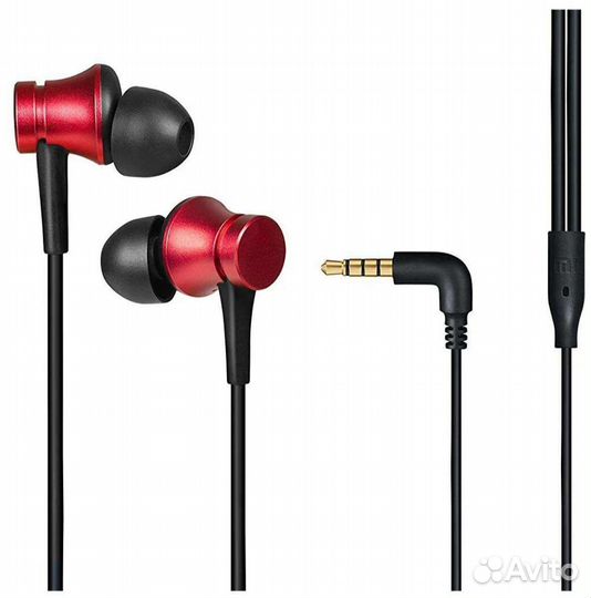 Наушники Xiaomi Mi earphones Basic синие/красные