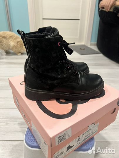 Ботинки демисезонные для девочки 33 размер