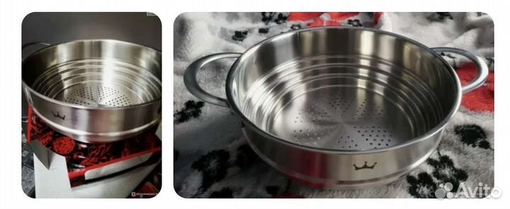 Кастрюля 8л. Royal Kuchen Новые