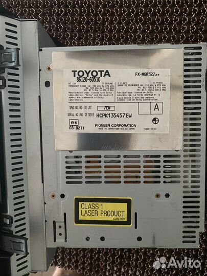 Магнитола Toyota Prado 120