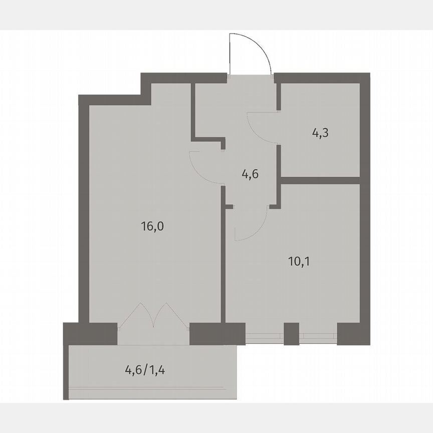 1-к. квартира, 36,3 м², 9/11 эт.