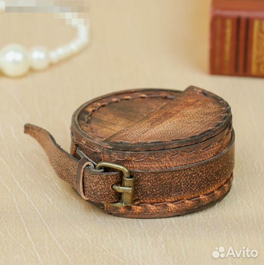 Компас латунь в чехле 