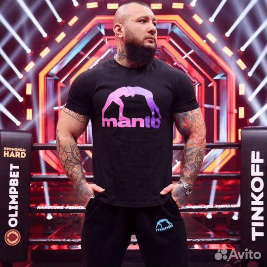 Футболка Manto Duo Wine Black