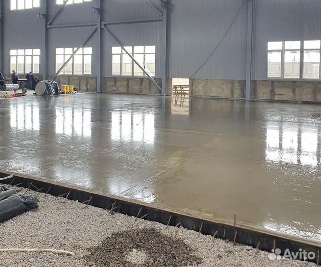 Бетонные полы. Топпинговые полы