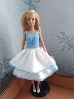 Вязанная одежда для барби