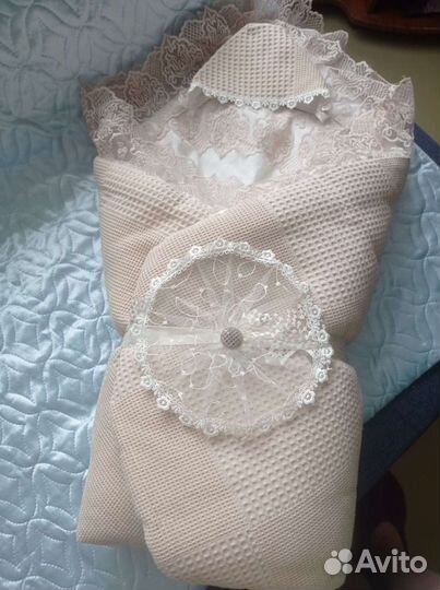 Конверт одеяло на выписку зима