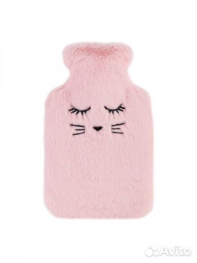 Грелка в мягком пушистом чехле
