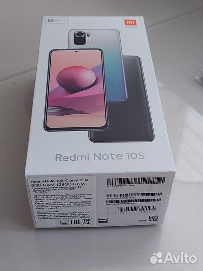 Xiaomi Redmi Note 10S, 6/128 ГБ