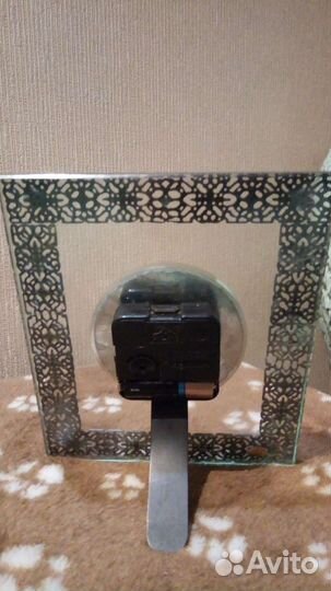 Часы настольные каминные стиль хайтек