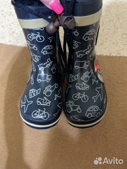 Детские резиновые сапоги 23 размер