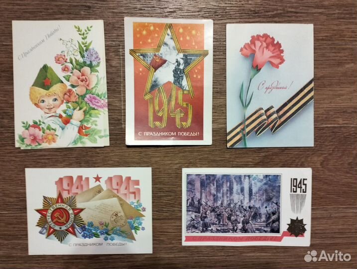 Тематические открытки и календарики СССР