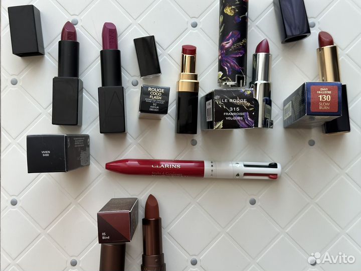 Помада chanel nars Estée Lauder подводка clarins