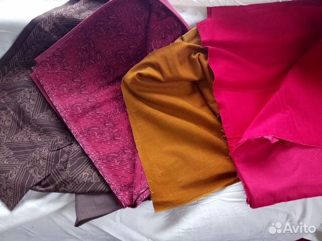 Отрез ткани (вельвет) СССР