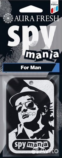 Ароматизатор подвесной картон aura fresh SPY MA