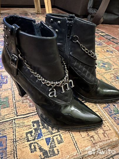 Ботильоны Angelo Marani кожаные Италия