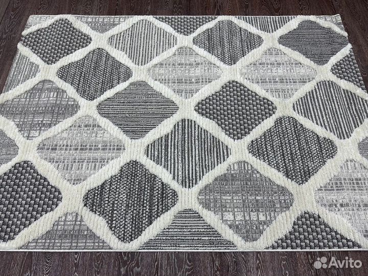 Ковер новый Турция, серый