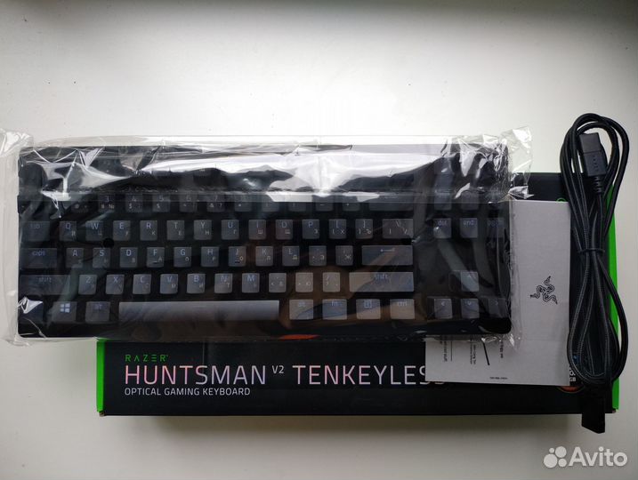 Razer Huntsman v2 TE Red (Silent, RGB, TKL, PBT)