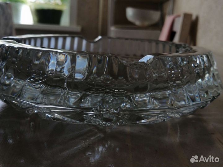 Хрустальная пепельница