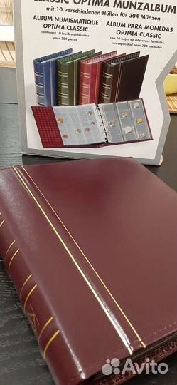 Альбом под монеты с монетами