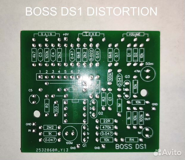 PCB-платы эффектов и усилителей