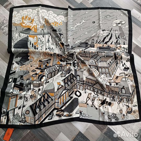 Шелковый платок Hermes