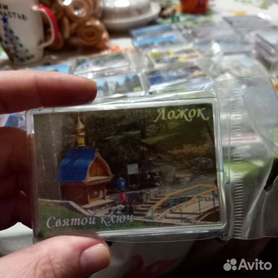 Магнит сувенир Новосибирск Искитим Ложок