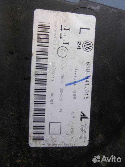 Фара левая,правая VW Polo (Rus Sed) 2011-2020