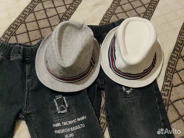 Джинсы для мальчика 110 116 и кофточки в садик