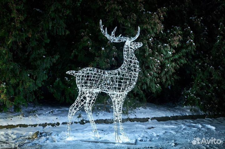 Уличные световые фигуры Олень