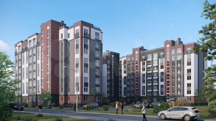 2-к. квартира, 65,1 м², 8/8 эт.