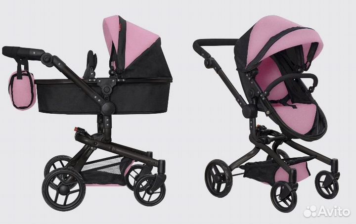 Коляски для кукол Fortuna pink/кукольная коляска