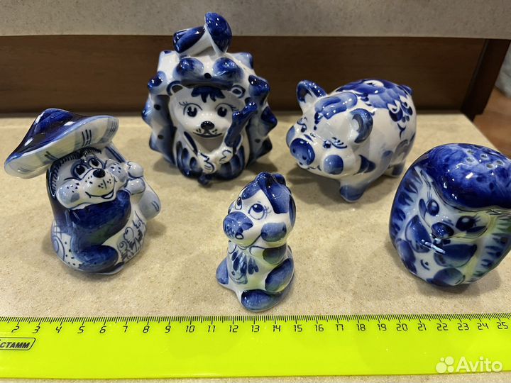 Гжель статуэтки фигурки