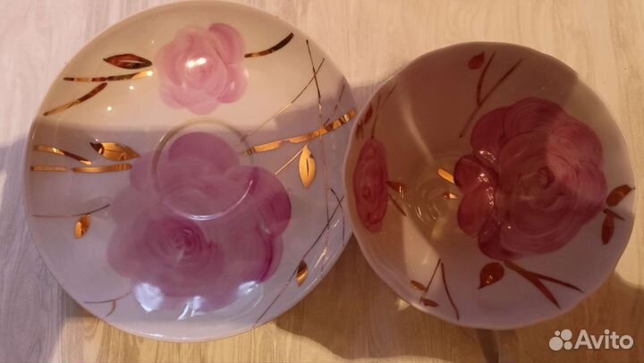 Чайная пара фарфор Дулево