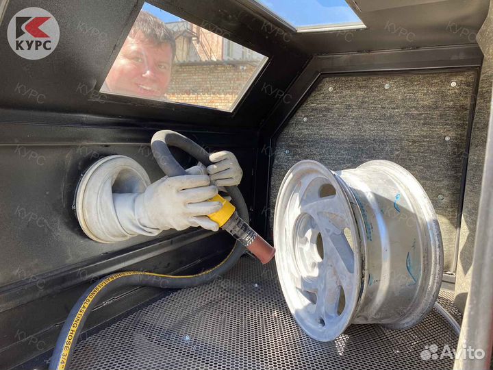 Готовый бизнес: пескоструйная камера для дисков