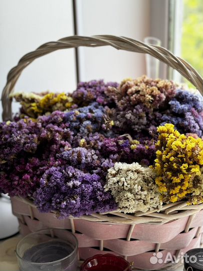 Корзина сухоцветов