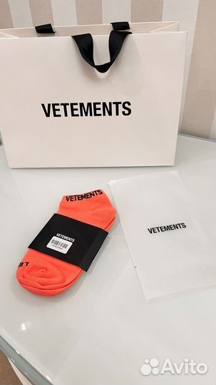 Vetements носки оригинал