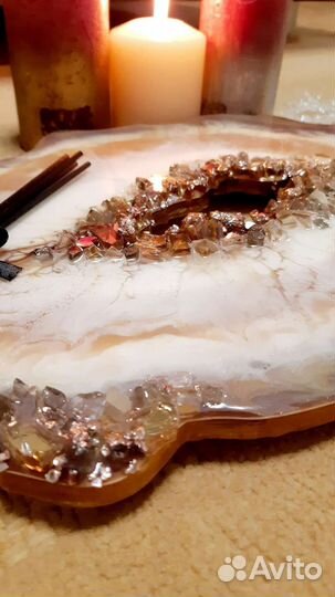 Декоративное панно -Жеода