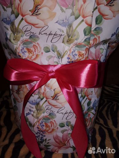 Букет цветов из мыльных роз